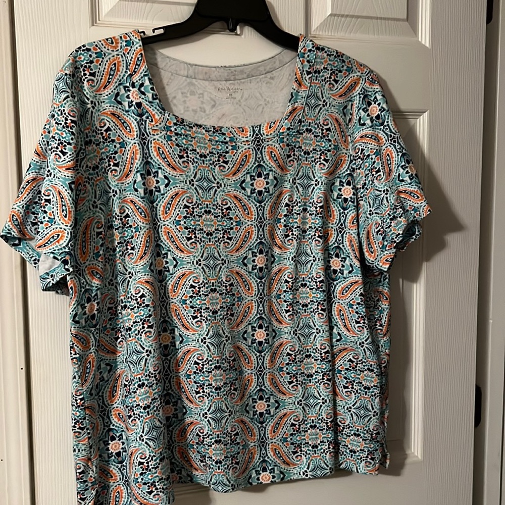 KIM ROGERS PLUS SIZE BLUE SIZE 3X